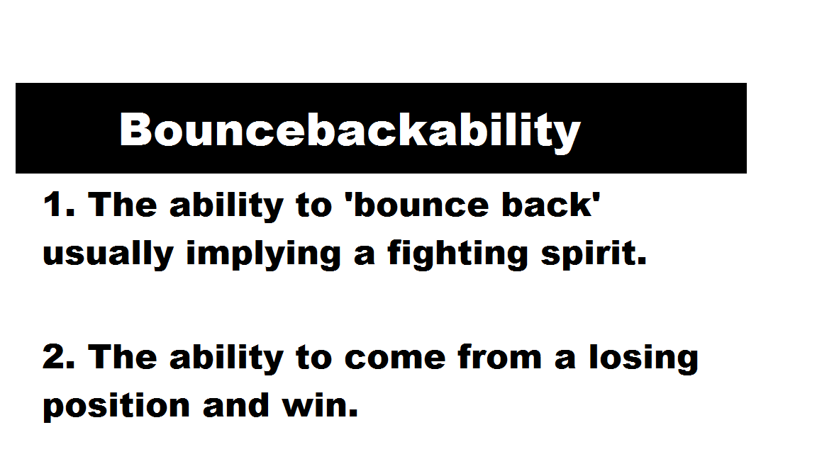 Bouncebackability - 2